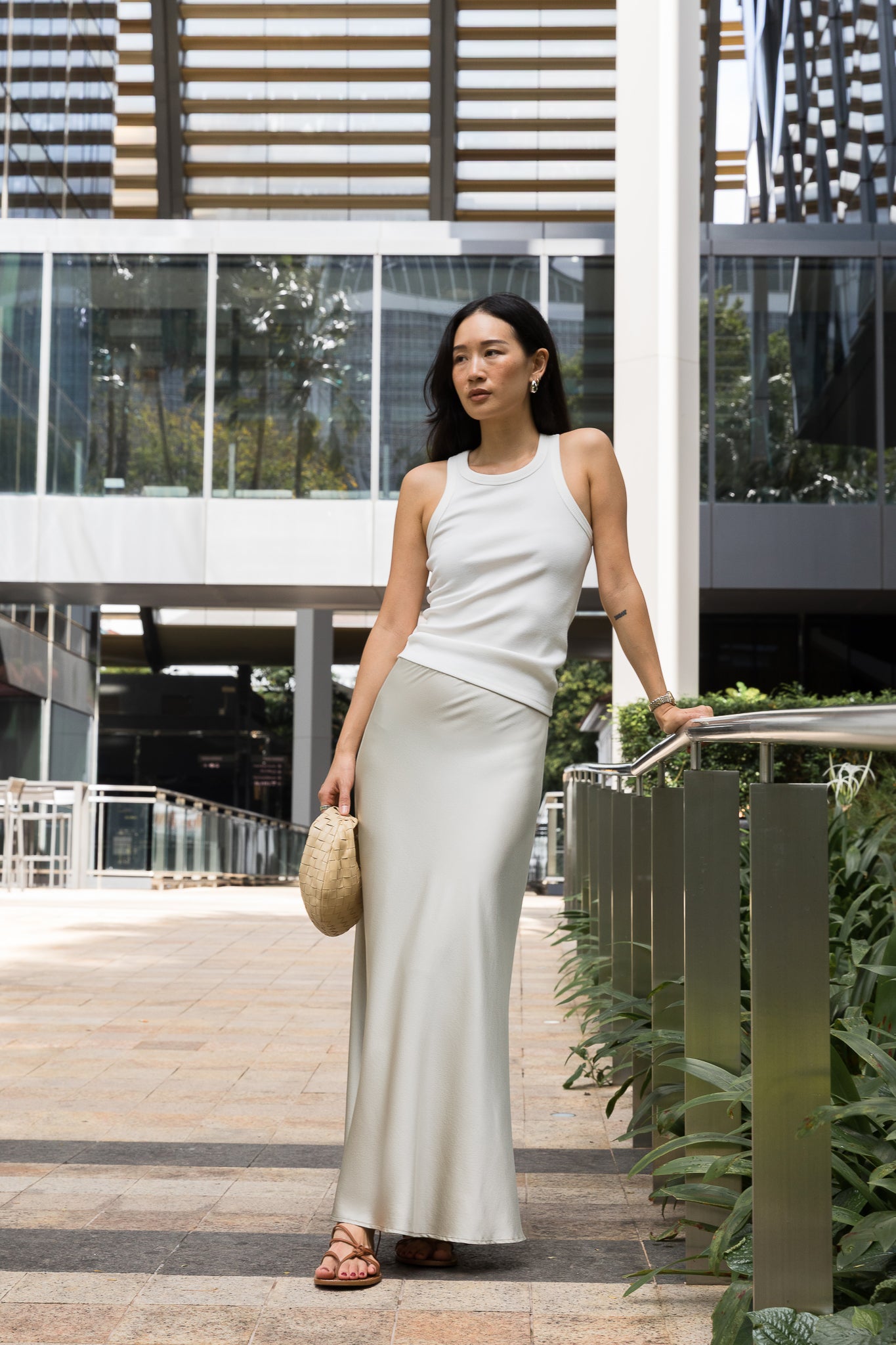 Sophie Maxi Silk Slip Skirt