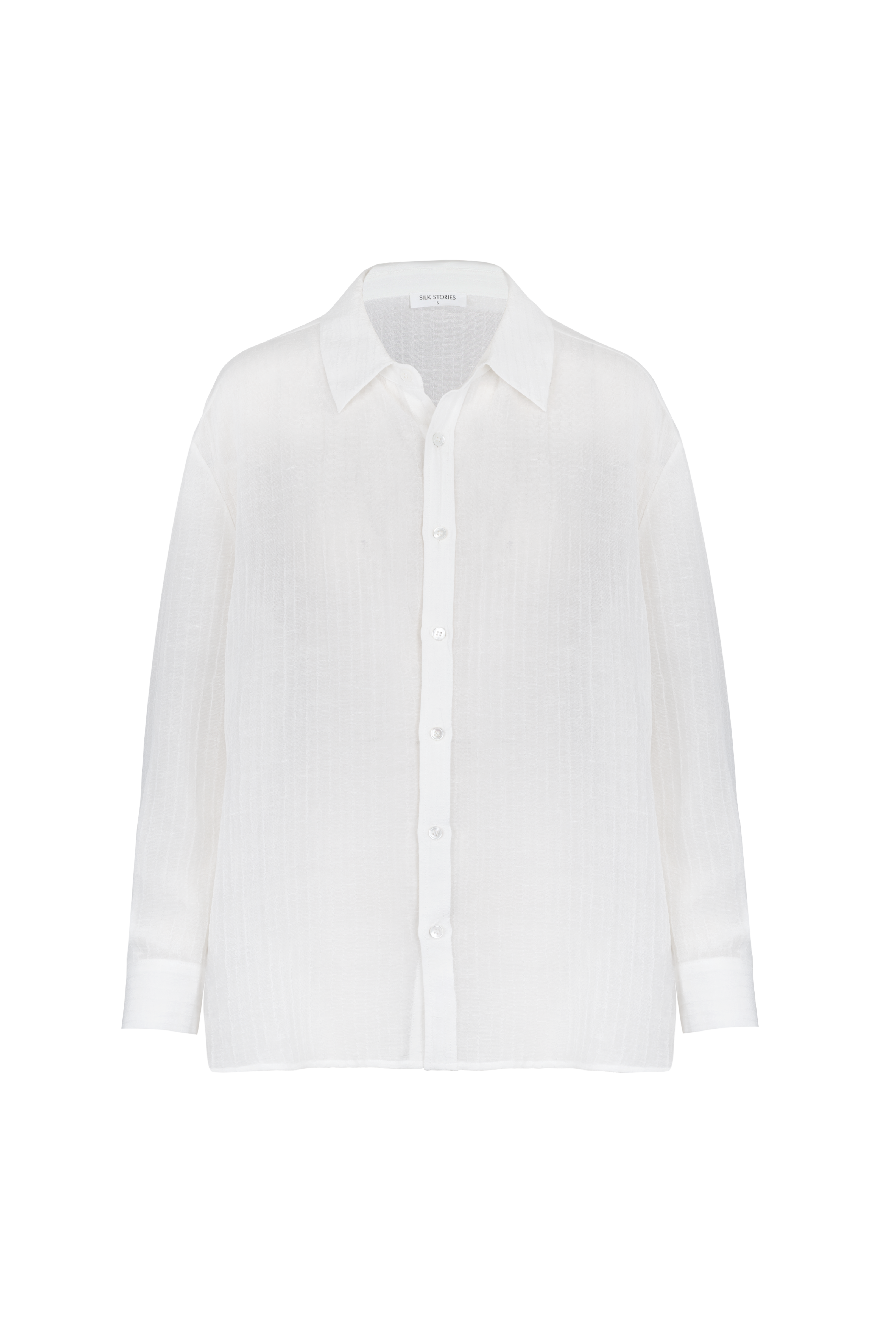 Alina Classic Linen-Silk Shirt