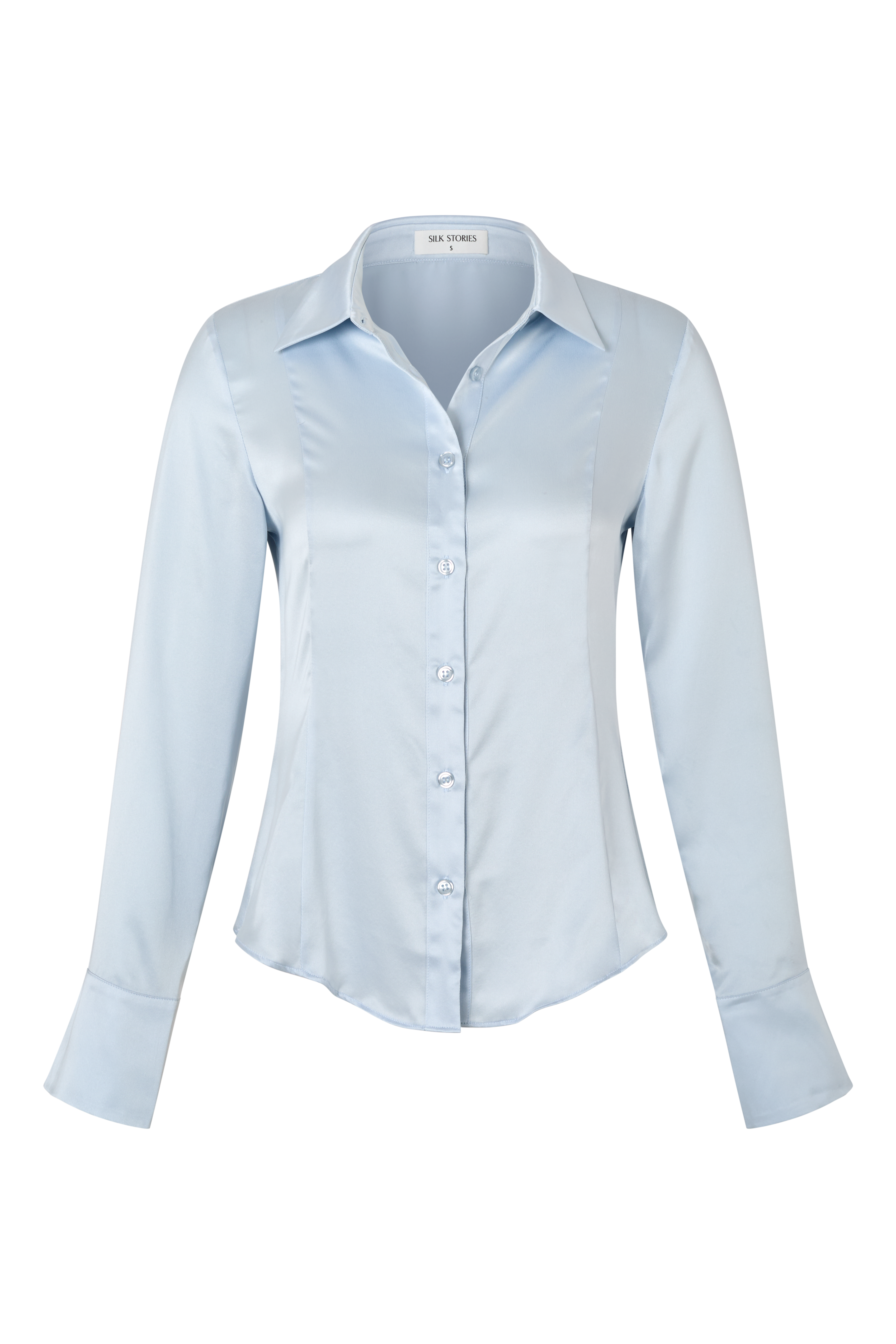 Camille Fitted Silk Shirt