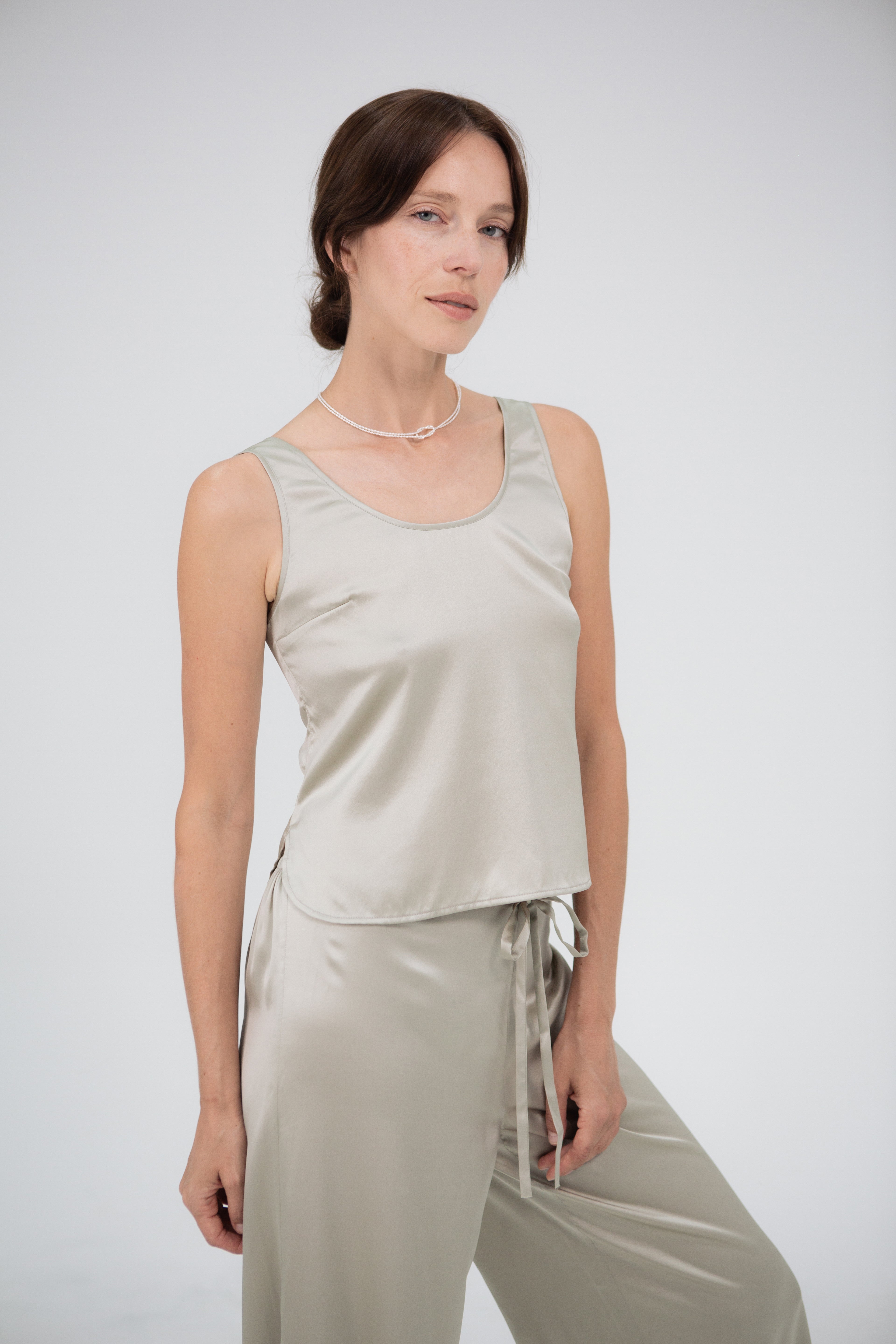 Frieda Curved Hem Tank