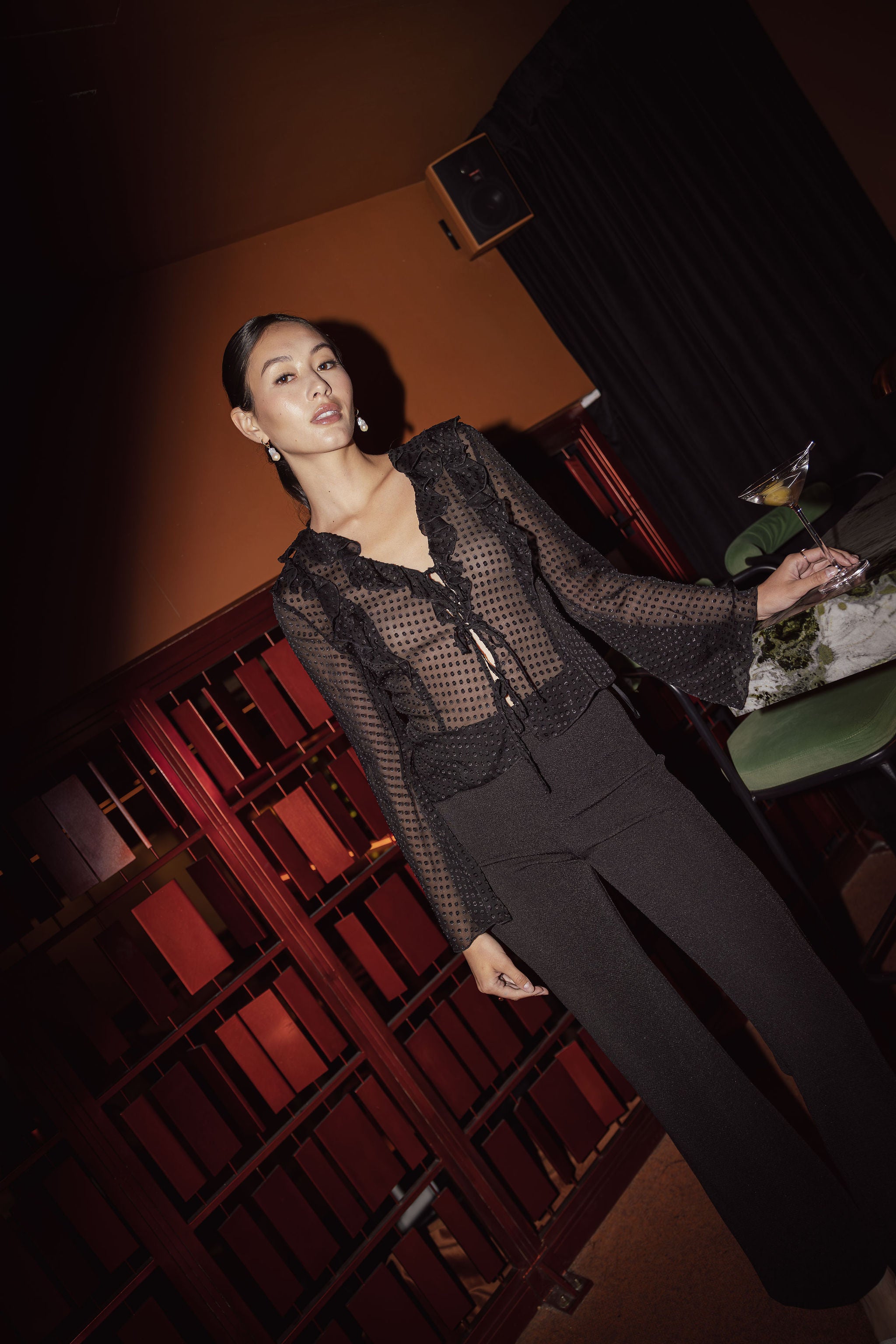 Emily Ruffled Blouse