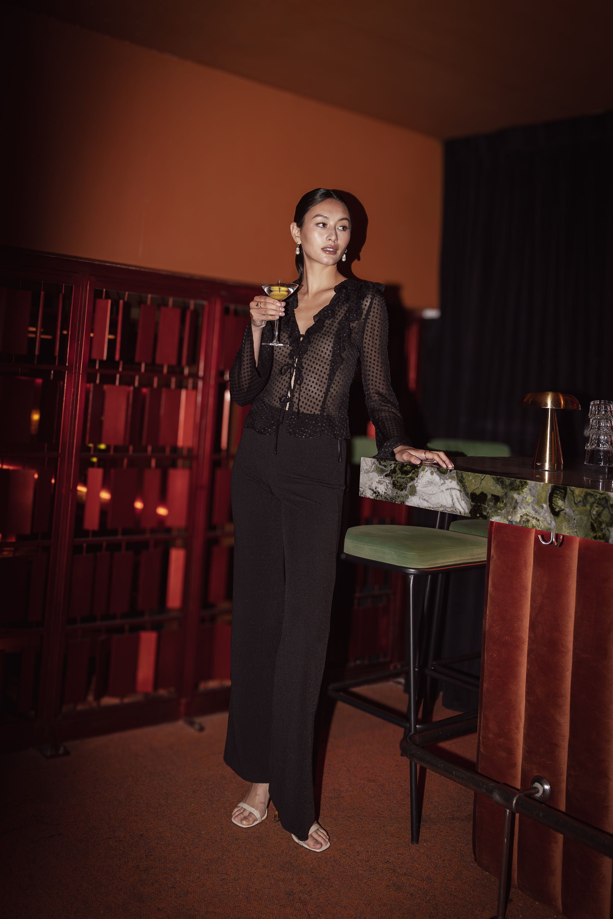 Emily Ruffled Blouse