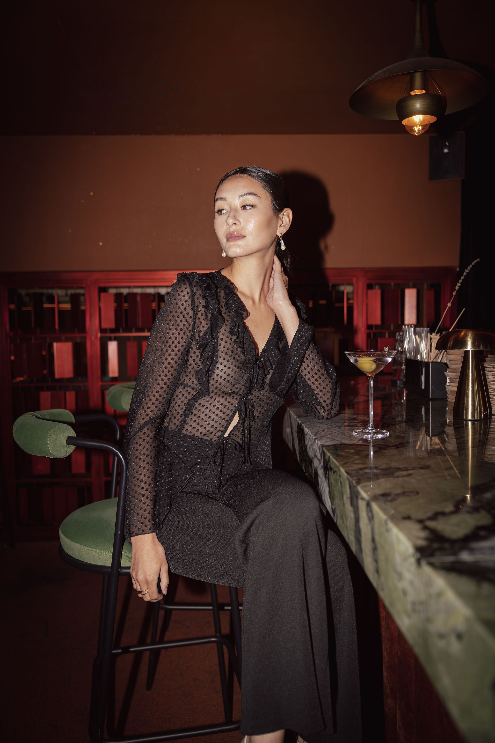 Emily Ruffled Blouse