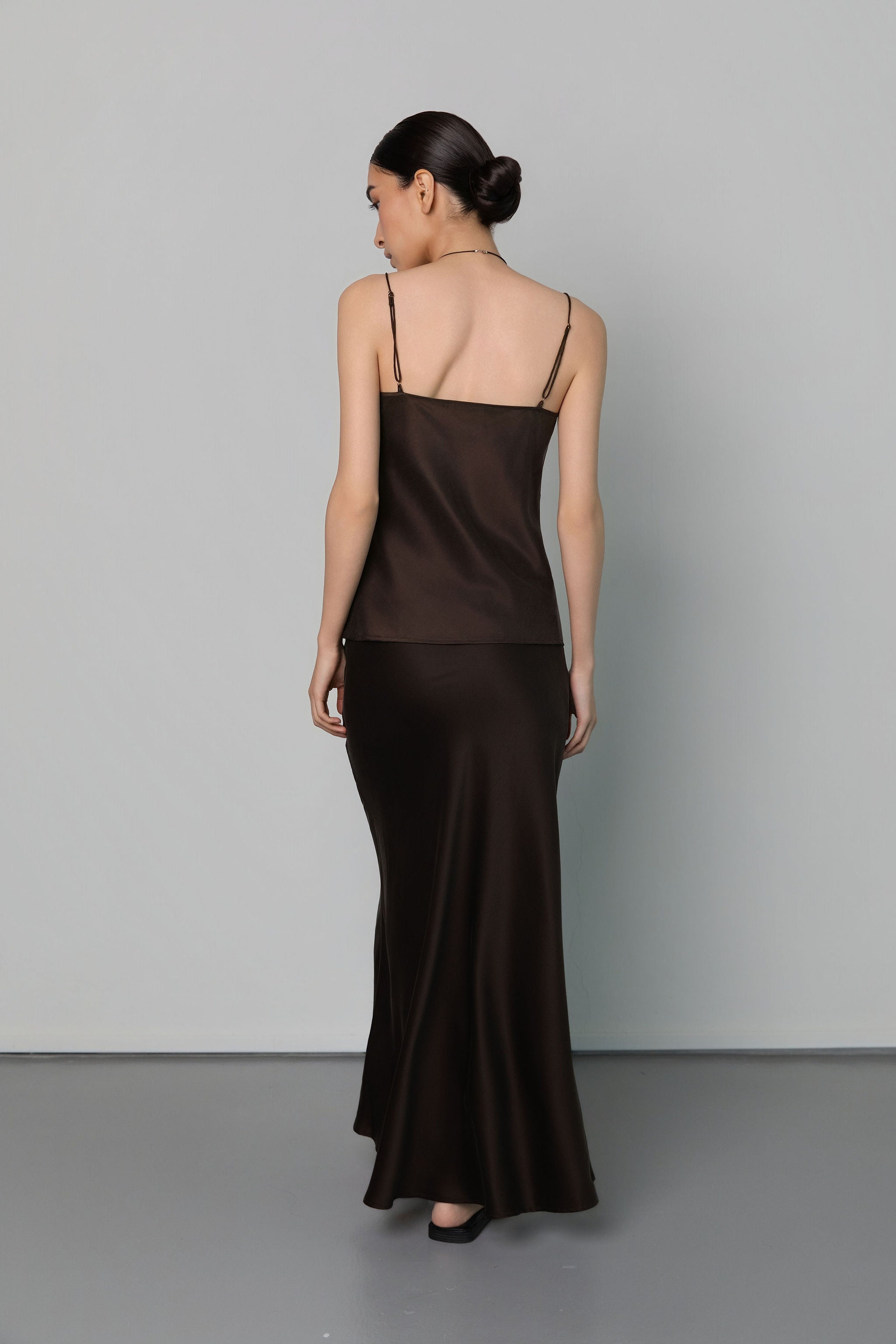 Sophie Maxi Silk Slip Skirt