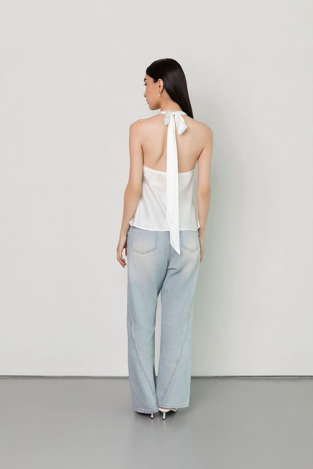 Chloe Halter Cowl Neck Top