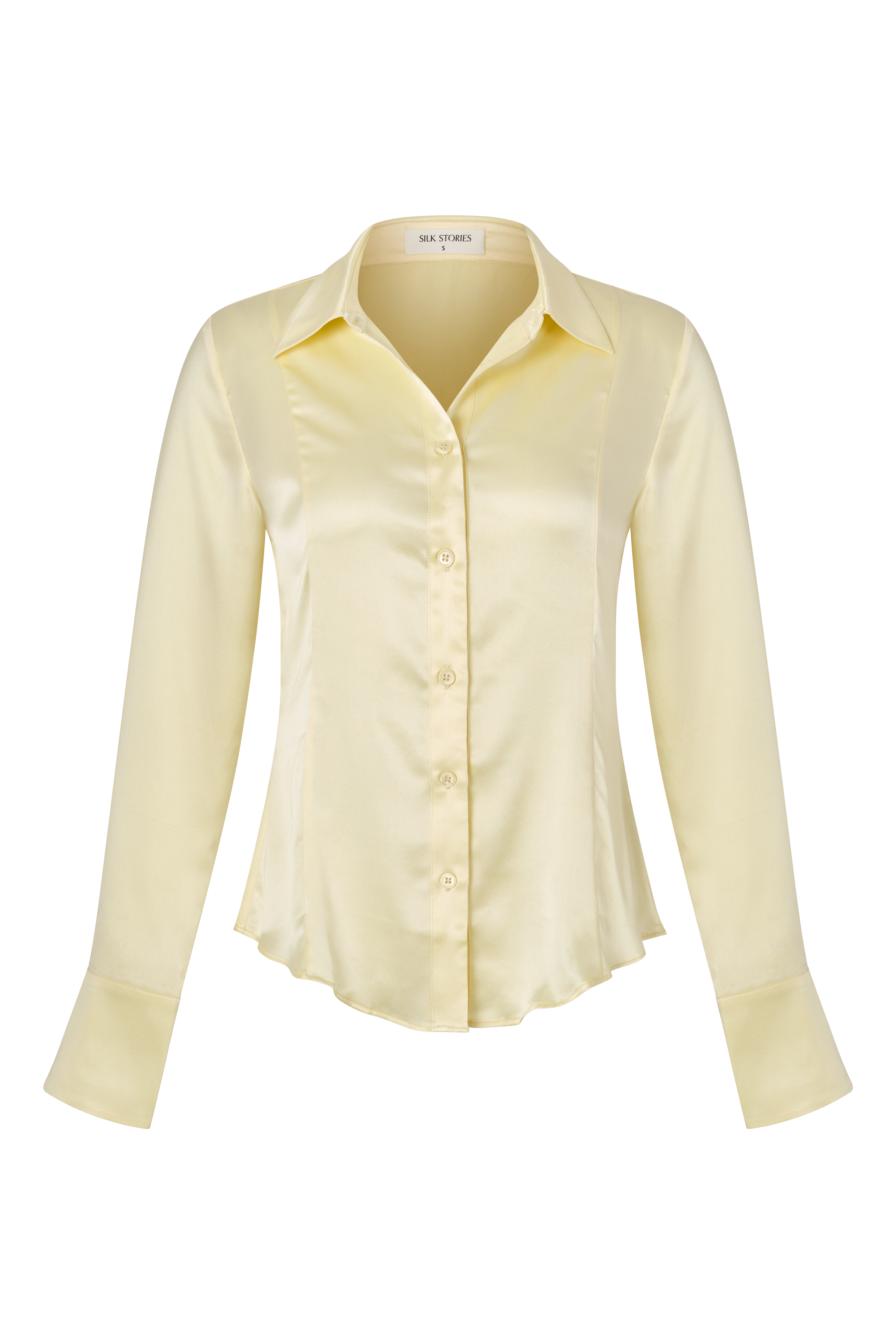 Camille Fitted Silk Shirt