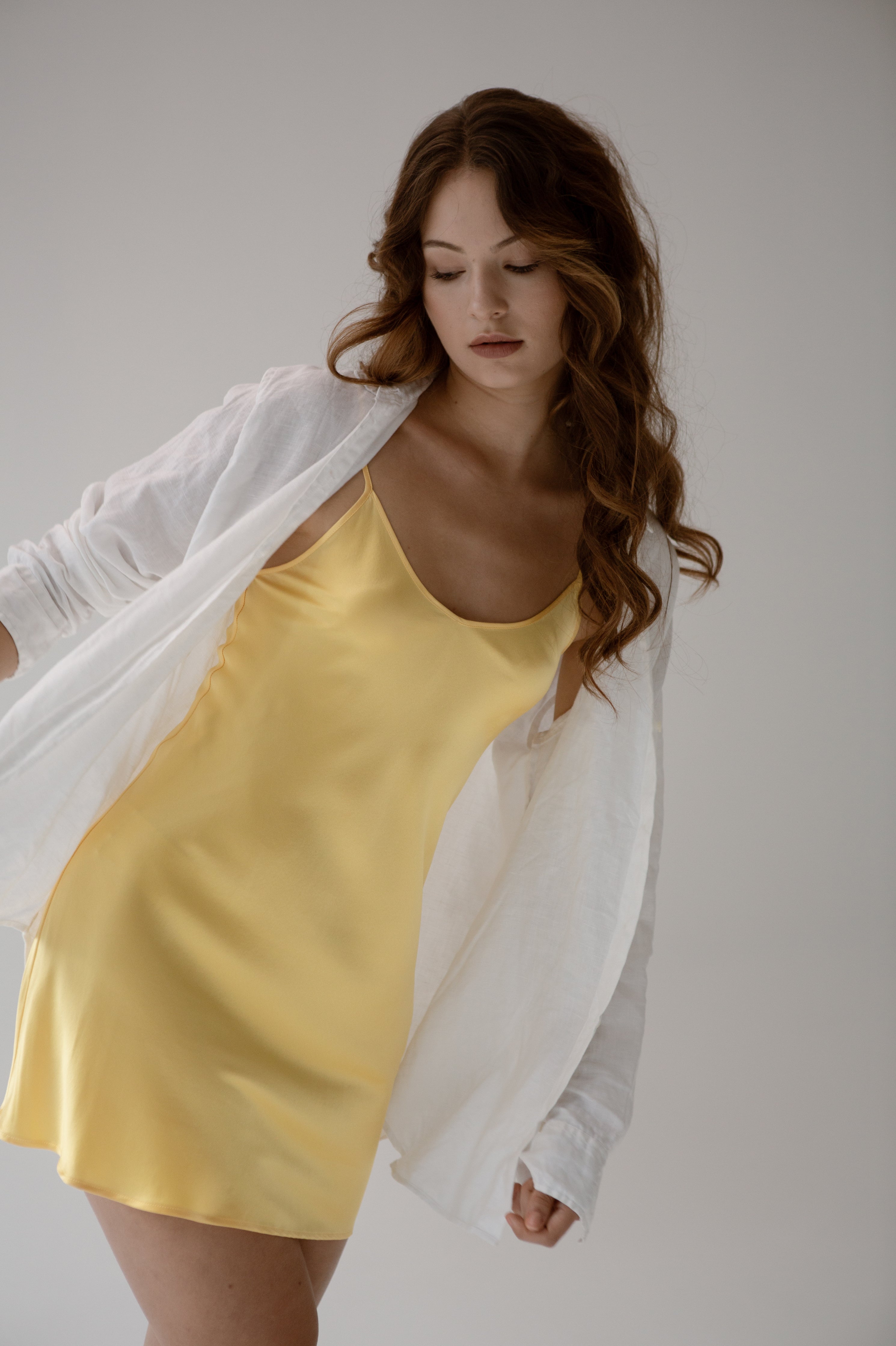 Katie Short Silk Slip Dress