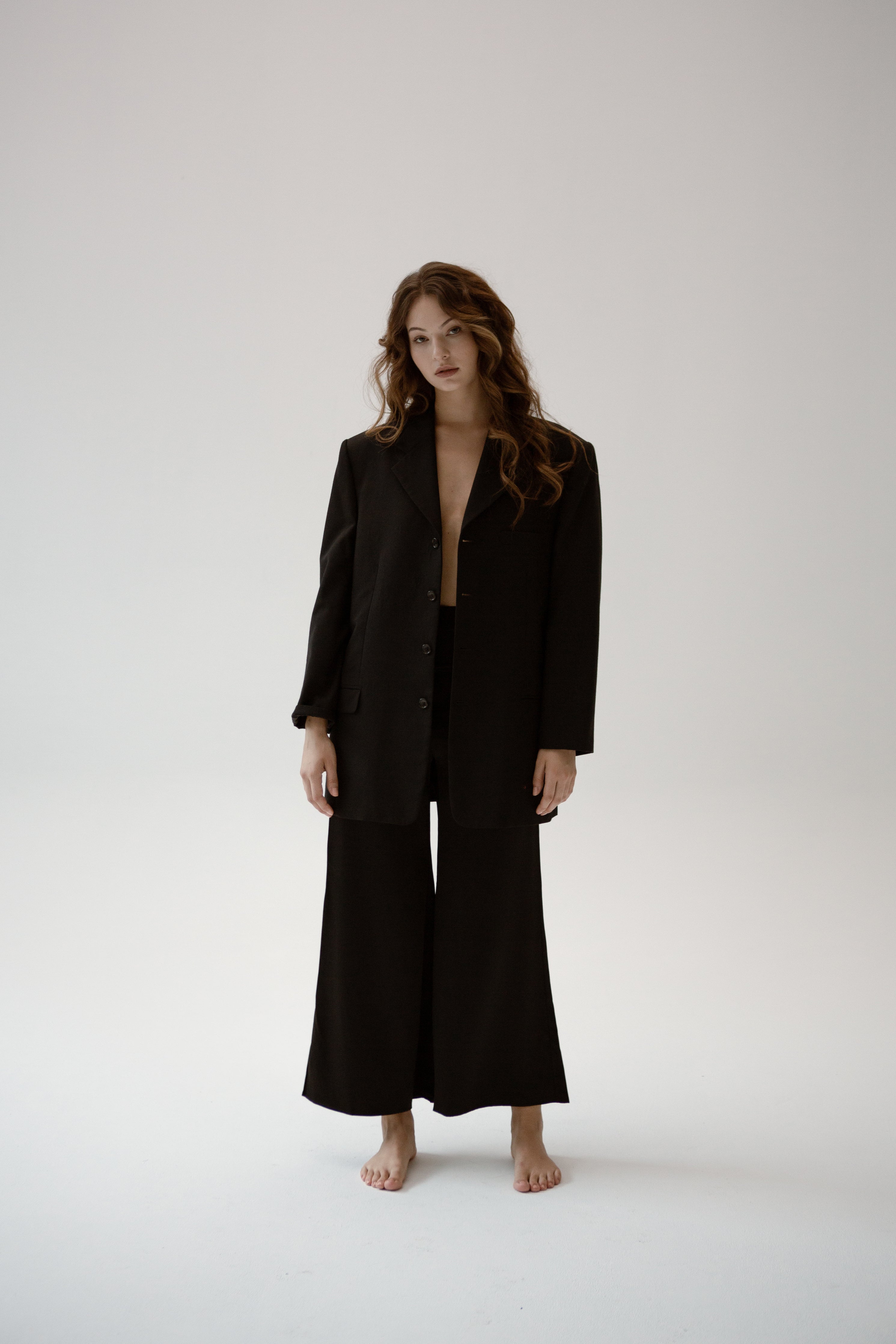 Kyra Flared Silk Pants