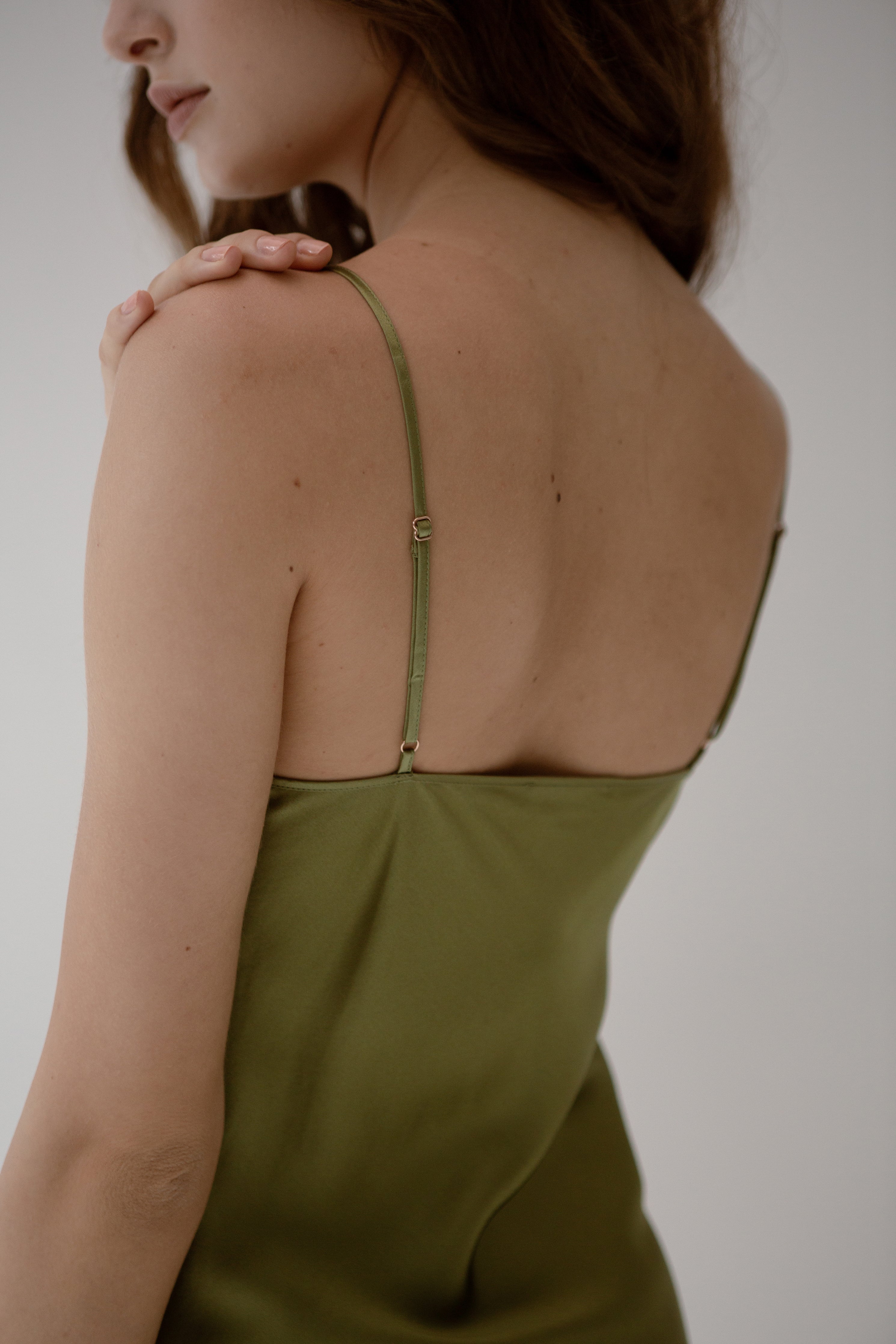Katie Short Silk Slip Dress
