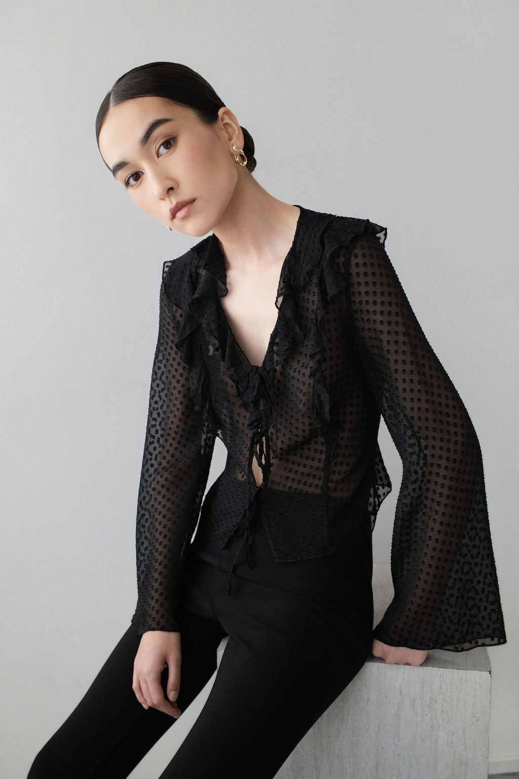 Emily Ruffled Blouse