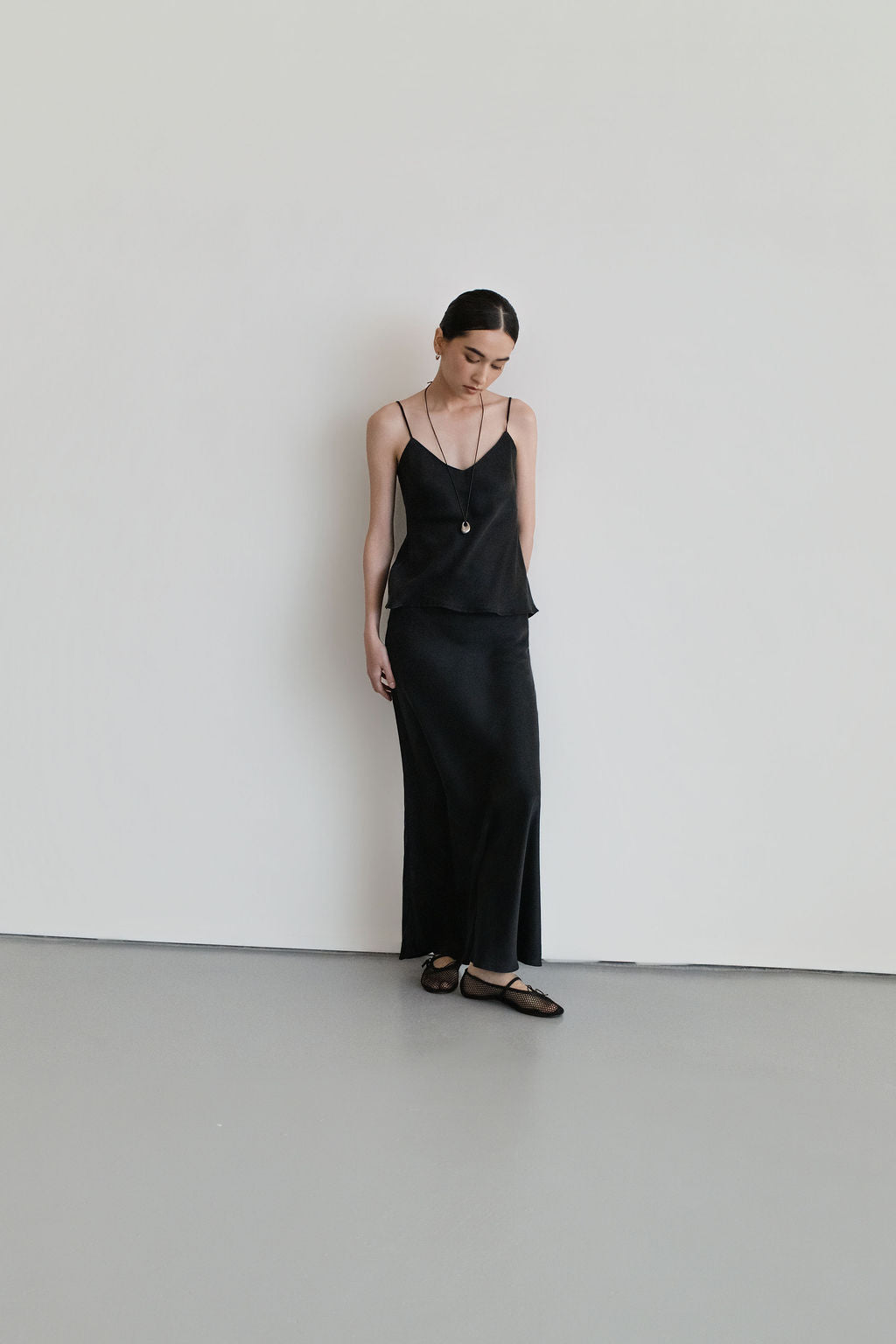 Sophie Maxi Silk Slip Skirt