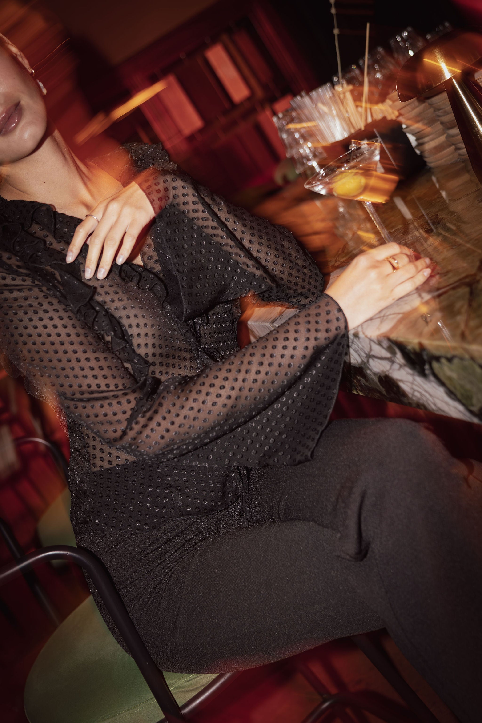 Emily Ruffled Blouse