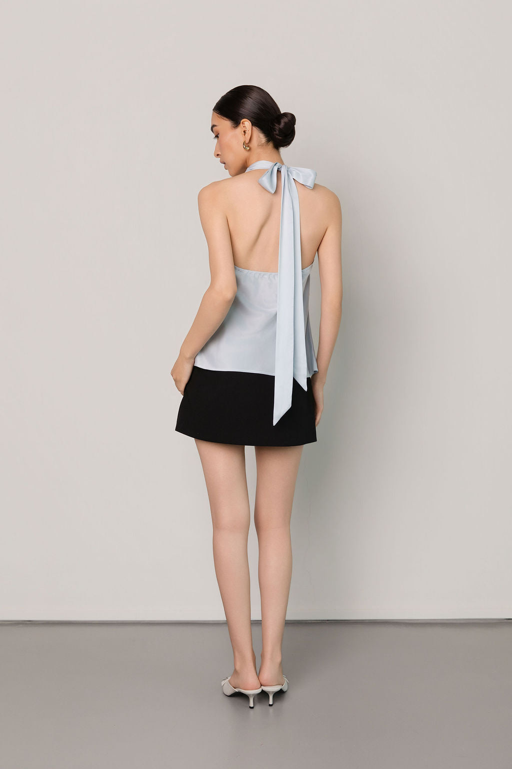 Chloe Halter Cowl Neck Top
